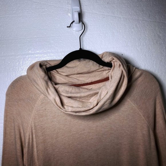 Lou & Grey S Pink Cowl Neck Cozy Oversized Sweater - Picture 4 of 10